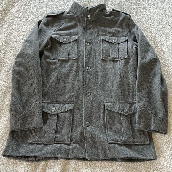 Old Navy Other - 𝅺Old Navy Wool Pea Coat, Size XL Tall